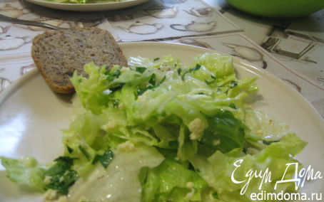 Рецепт Французский зеленый салат Мимоза (от Джулии Чайлд)