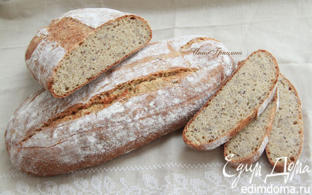 Рецепт Мультизлаковый хлеб с семечками от Ришара Бертине