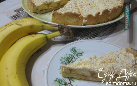 Рецепт Восхитительный банановый тарт с карамелью