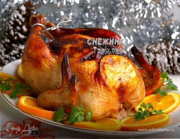 Фаршированная курица в духовке – пошаговый рецепт приготовления с фото
