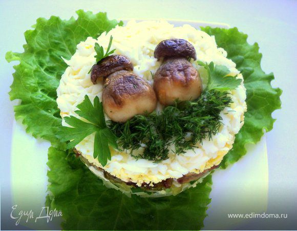 Грибочки-боровички из яиц