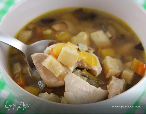 Суп Куриный Овощной Рецепт Фото