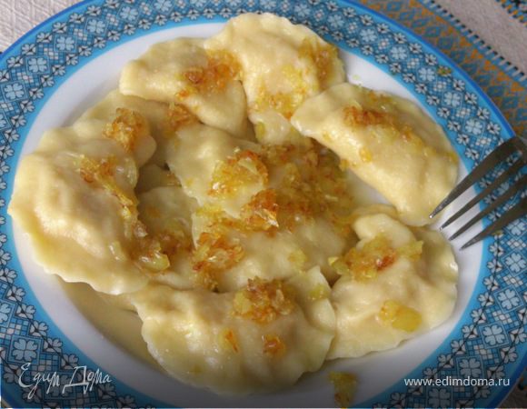 Жареные вареники с картошкой – пошаговый рецепт приготовления с фото