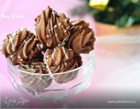 Печенье с кремом "Шоколадный поцелуй" (Csoki csók teasütemény)