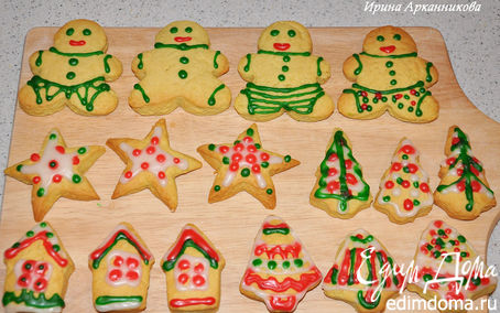 Рецепт Рождественское имбирное печенье