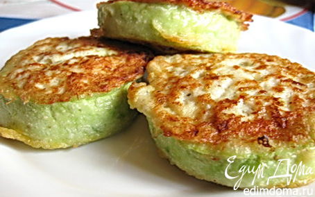 Рецепт Оладьи в кабачковых кольцах