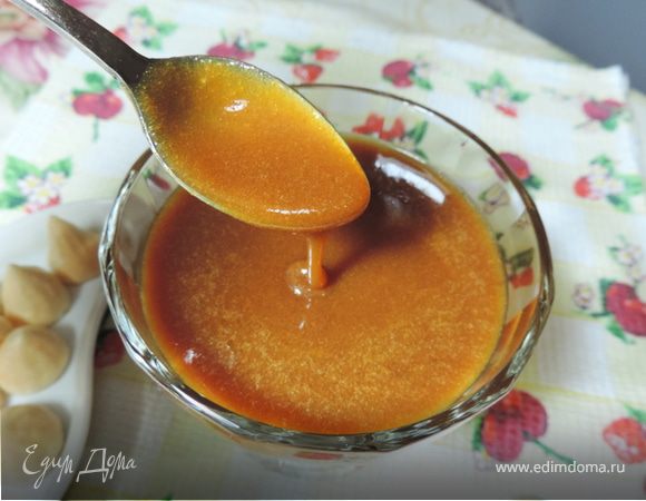 Соленая карамель-домашний рецепт -пошаговый рецепт с фото