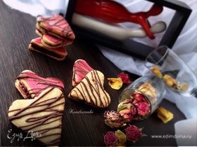 Печенье "Валентинки" с ягодным конфитюром