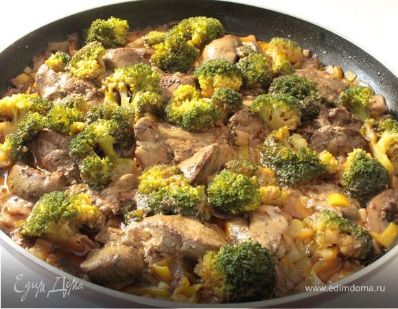 Из куриных желудков, сердечек и печени готовлю вкусное блюдо «Тжвжик»