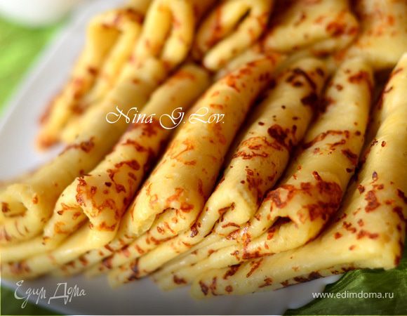 Сырные блинчики, пошаговый рецепт на ккал, фото, ингредиенты - Nin@ steklorez69.ru