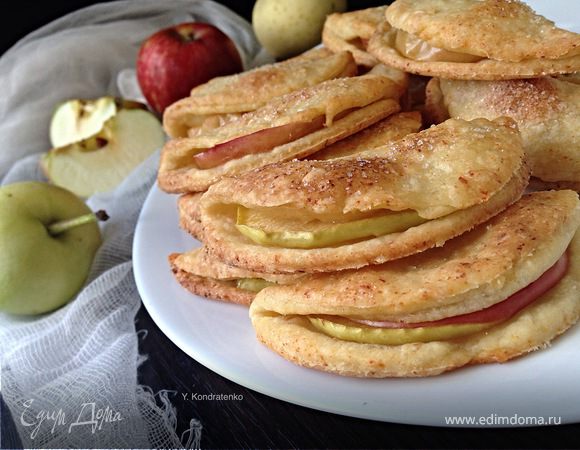 Песочное печенье с яблочной начинкой, пошаговый рецепт с фото от автора Марина Майорова