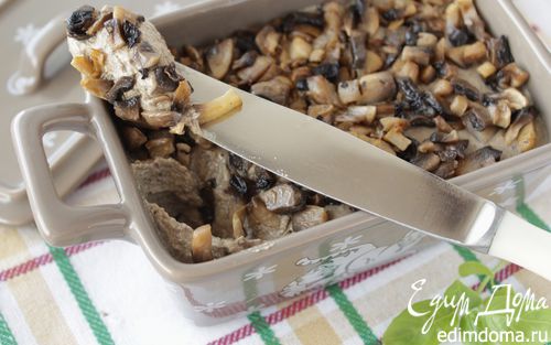 Рецепт Печеночный паштет с грибами