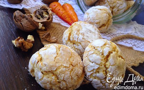 Рецепт Морковно-ореховое печенье с трещинками