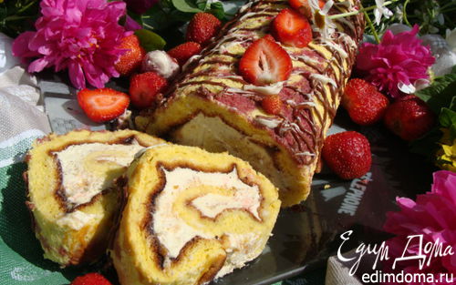 Рецепт Пандишпан "Краски лета"