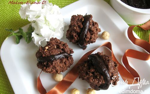 Рецепт Печенье шоколадно-ореховое «Поцелуи Алассио» («Baci di Alassio»)