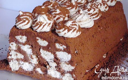 Рецепт Шоколадный торт – мороженое с меренгами