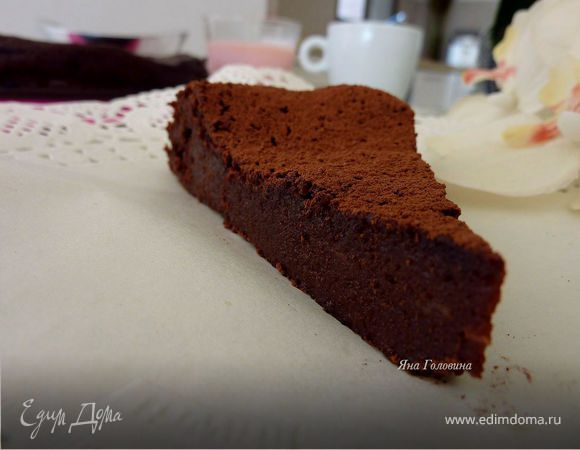 Шоколадный торт без муки