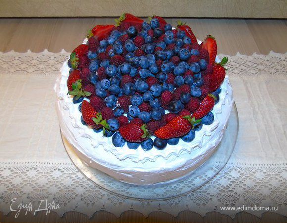 Украсить торт фруктами своими руками (79 фото)