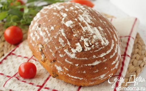 Рецепт Хлеб с вялеными помидорами