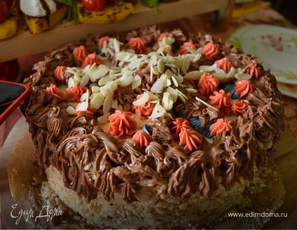 Простой и быстрый рецепт торта «киевского» с фото