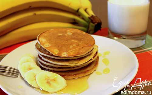 Рецепт Тонкие банановые панкейки