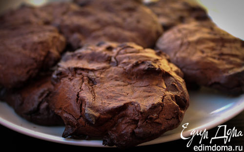 Рецепт Печенье с горьким шоколадом