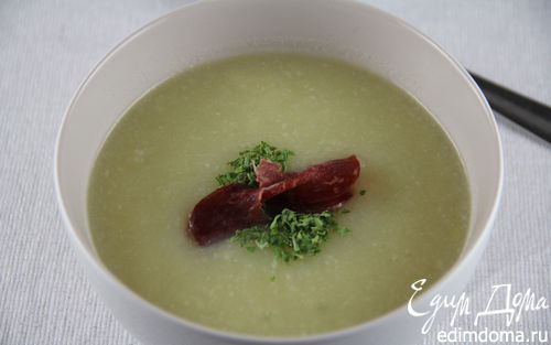 Рецепт Суп-пюре из сельдерея и лука-порея