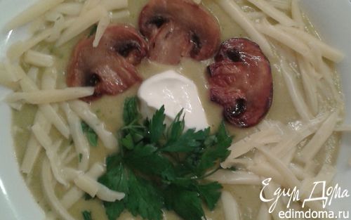 Рецепт Овощной суп-пюре с грибами