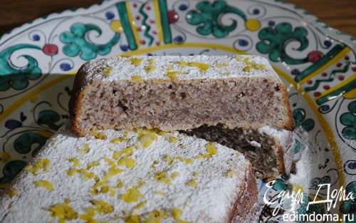 Рецепт Лимонно-имбирный кекс с орехами пекан