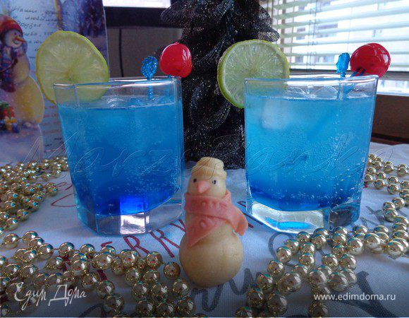 «Голубая лагуна» алкогольный коктейль