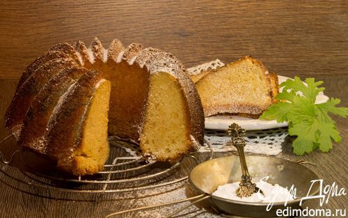 Рецепт Греческий масляный кекс с ароматом герани