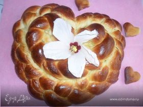 Хлеб "С днем Святого Валентина"