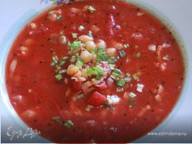Суп томатный с нутом