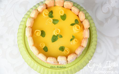 Рецепт Шарлотта с манго