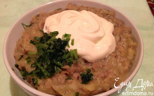 Рецепт Картофельный крем-суп с шампиньонами