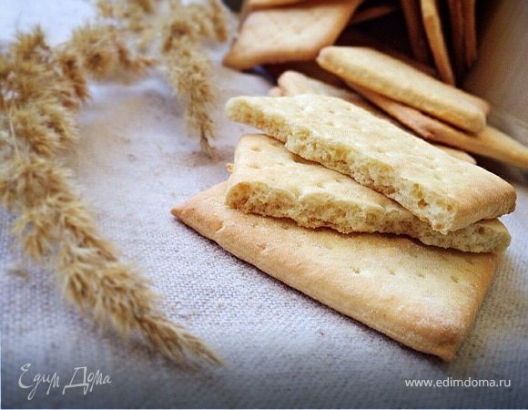 Постное галетное печенье – пошаговый рецепт приготовления с фото