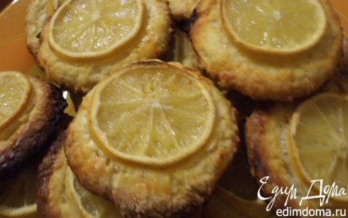 Рецепт Миндальное печенье с лимонными дольками