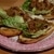 Сэндвич с говядиной, грибами и сельдереем