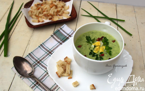 Рецепт Весенний суп из зеленного лука