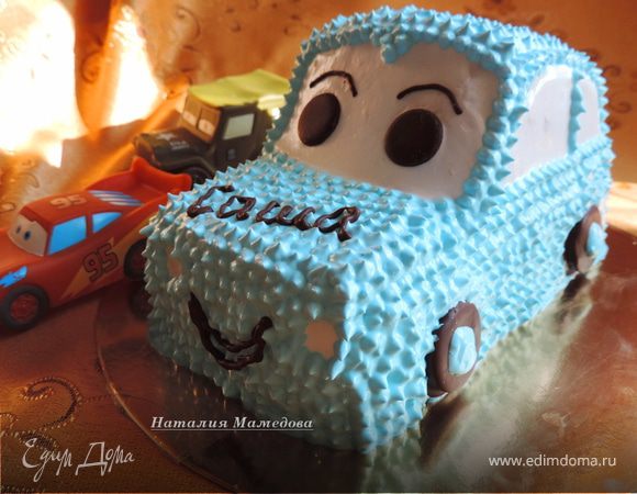 Торт машина для мальчика из крема рецепт с фото пошагово