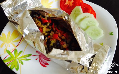 Рецепт Рыба в конверте с овощами