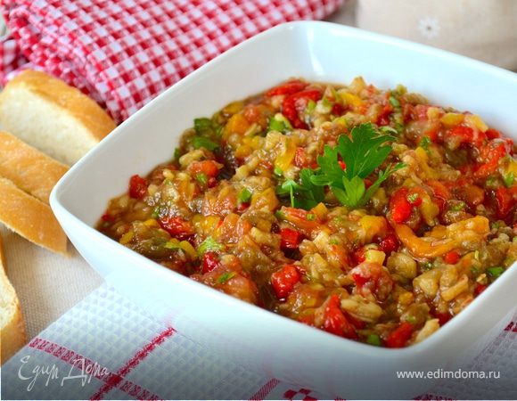 Как приготовить армянский салат из печеных овощей