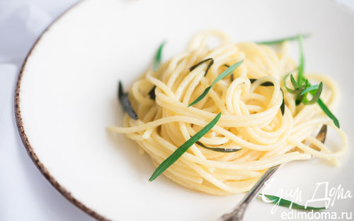 Рецепт Спагетти с лимоном и эстрагоном