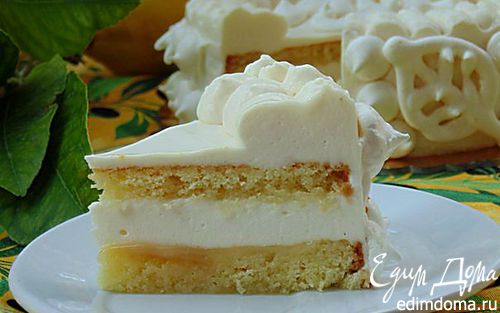 Рецепт Итальянский торт "Лимонный восторг" (Delizia al limone)