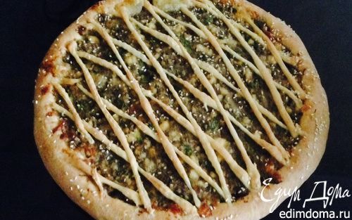 Рецепт Пирог с баклажанами и адыгейским сыром