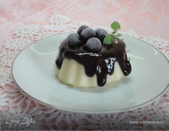 Десерт из манной крупы с шоколадом