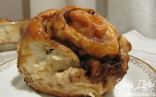 Рецепт Синнабон с яблоками и карамелью (Caramel Apple Cinnamon Rolls)