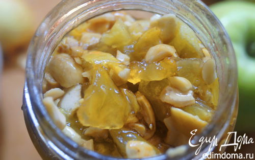Рецепт Яблочный конфитюр с орехами