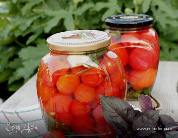 Консервированные помидоры черри на зиму — рецепт с фото