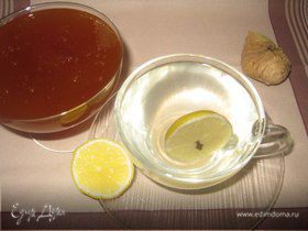 Имбирно-лимонный напиток с медом